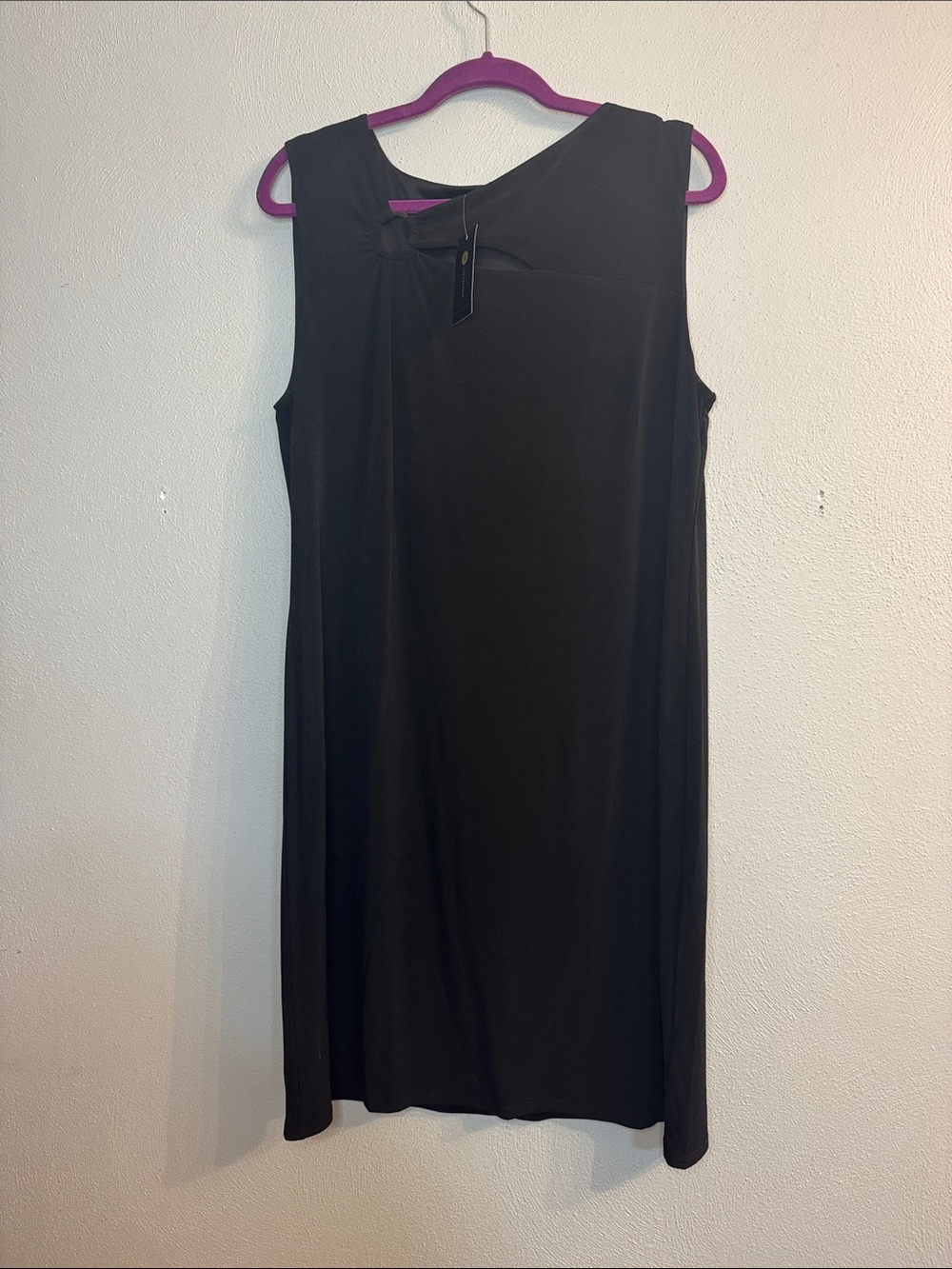 JM Collection Black Sleeveless Dress